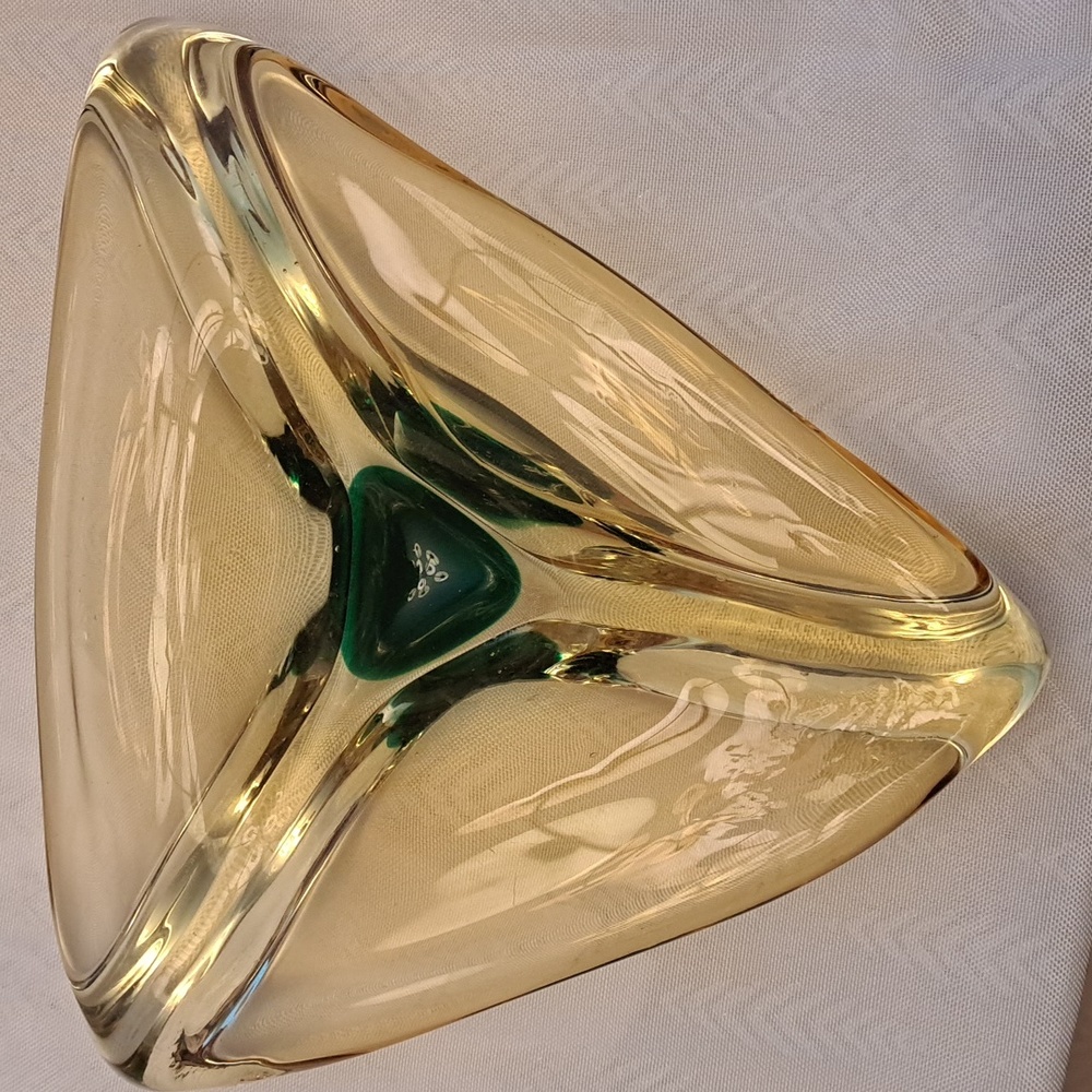 Mid century atomic Italian murano bowl ashtray 1960s
